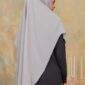 Khimar Arabic - Ash Blue (4)