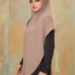 Khimar Arabic - Chocolate (2)