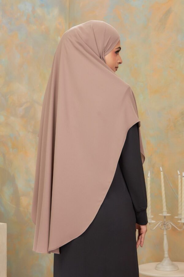 Khimar Arabic - Chocolate (4)