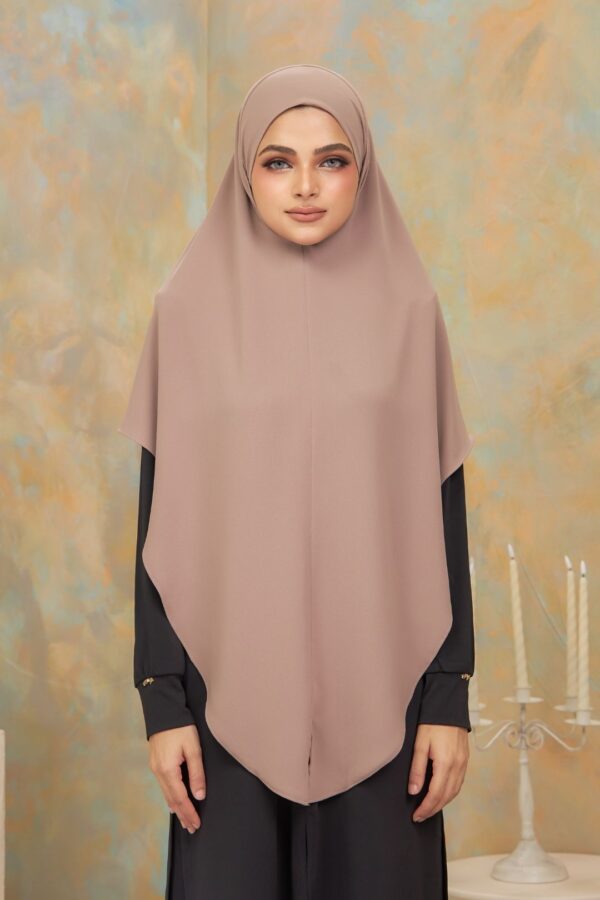 Khimar Arabic - Chocolate