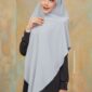 Khimar Arabic - Grey (2)