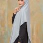 Khimar Arabic - Grey (3)