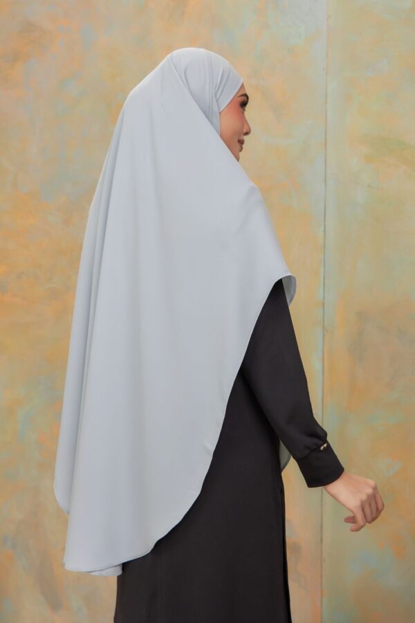 Khimar Arabic - Grey (4)