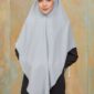 Khimar Arabic - Grey