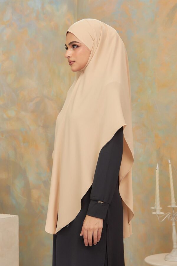 Khimar Arabic - Khaki (3)