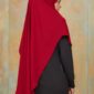 Khimar Arabic - Maroon (4)