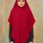 Khimar Arabic - Maroon