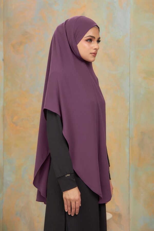 Khimar Arabic - Purple (3)