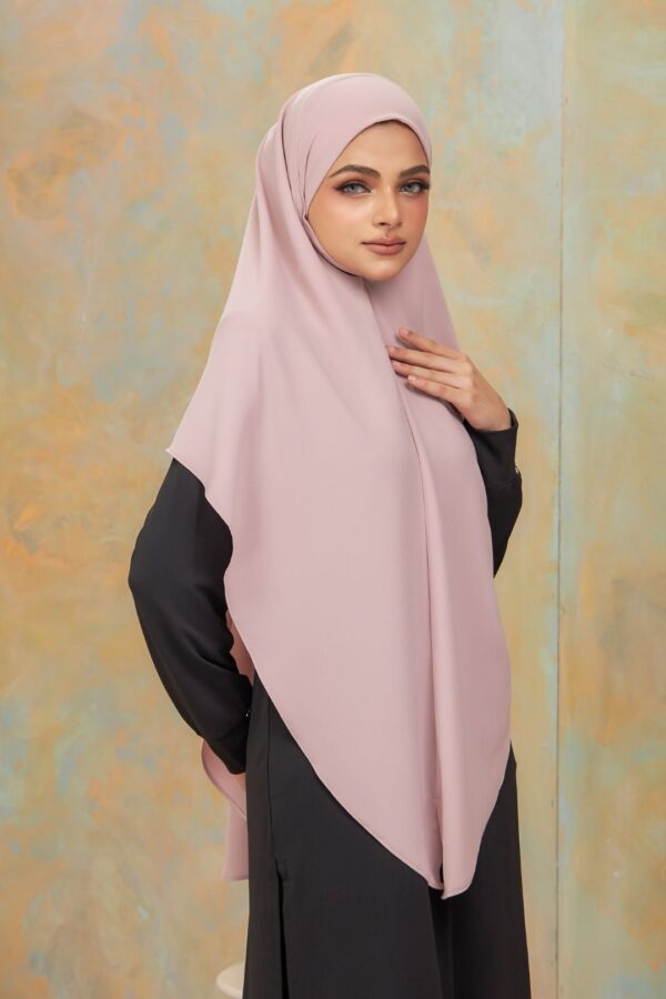 Khimar Arabic - Soft Pink (2)