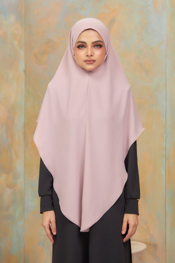 Khimar Arabic - Soft Pink