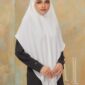 Khimar Arabic - White (2)