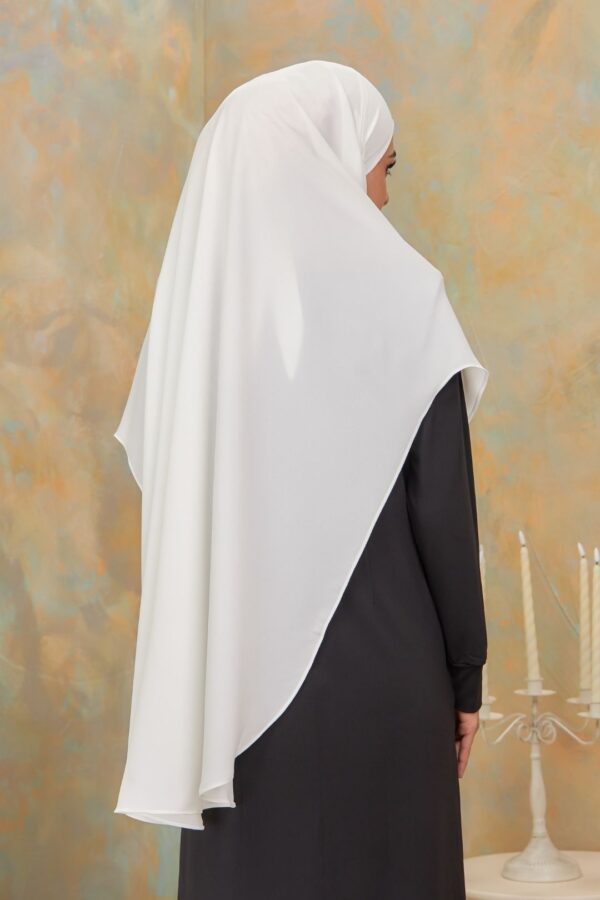 Khimar Arabic - White (4)